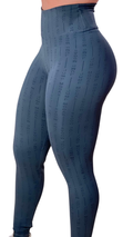 Legging Cinza Grafite Jacquard Jump — Jump Modas, moda fitness feminina em Belém-PA