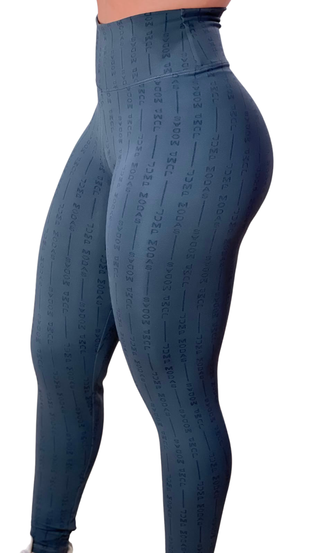 Legging Cinza Grafite Jacquard Jump — Jump Modas, moda fitness feminina em Belém-PA