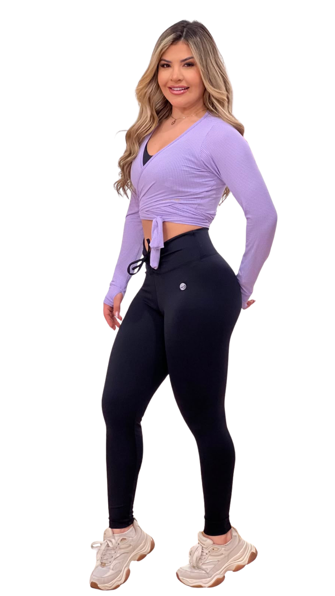 Cropped Transpassado Lilás | Jump Modas — Jump Modas, moda fitness feminina em Belém-PA