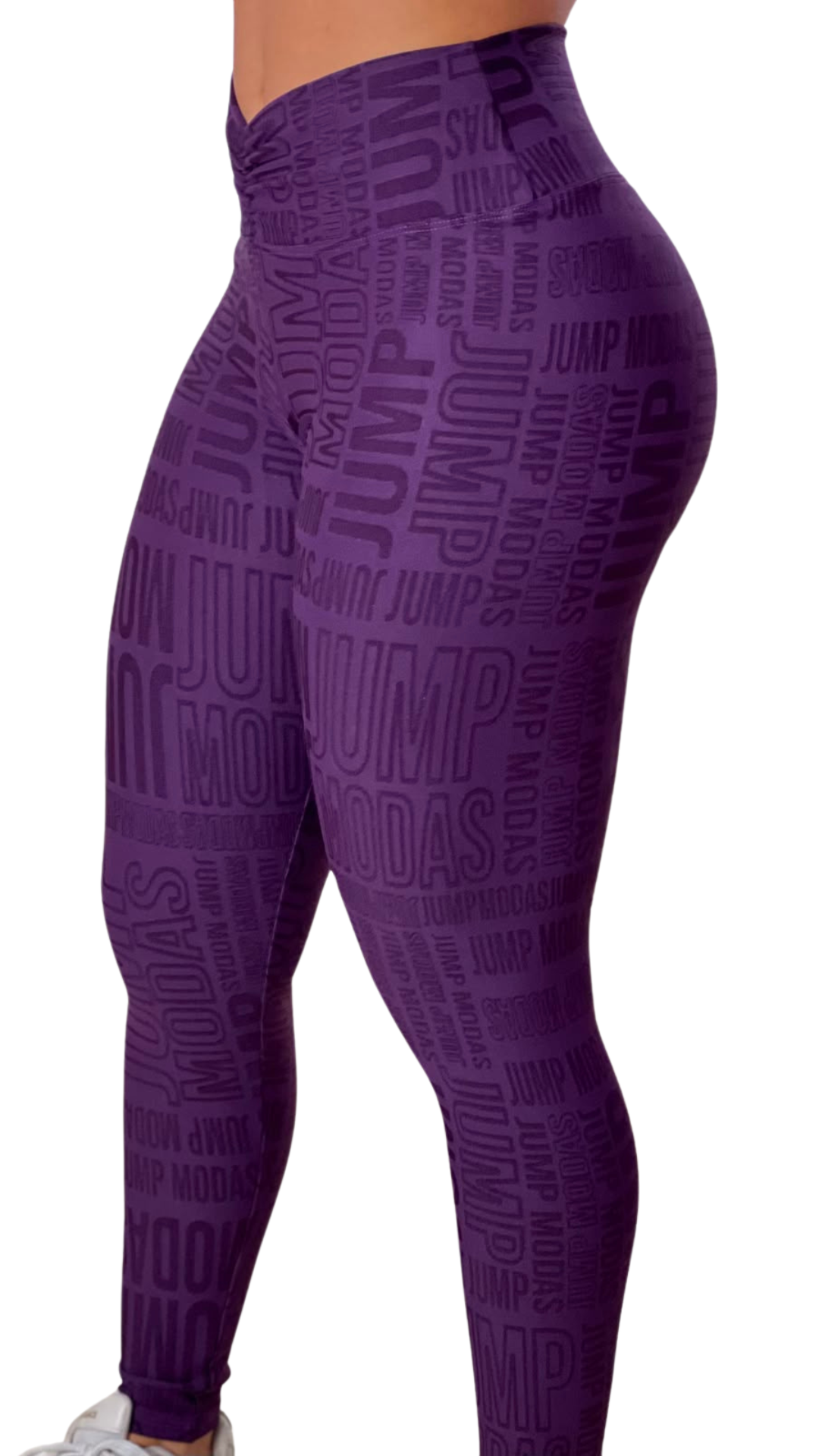 Legging Fitness Cintura Alta Roxa Jump Modas — Jump Modas, moda fitness feminina em Belém-PA