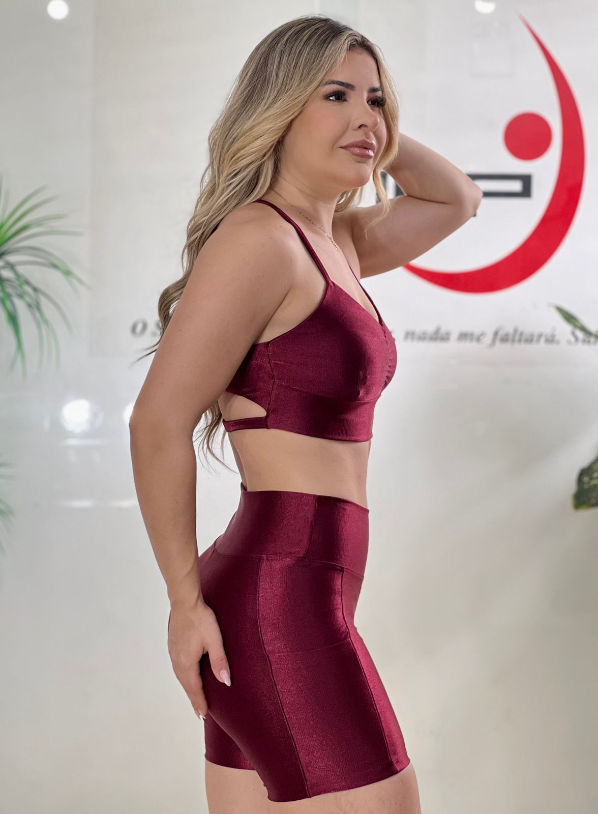 Top Fitness Vinho Brilhoso
