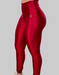 Legging Metalizada Vermelho Vinho