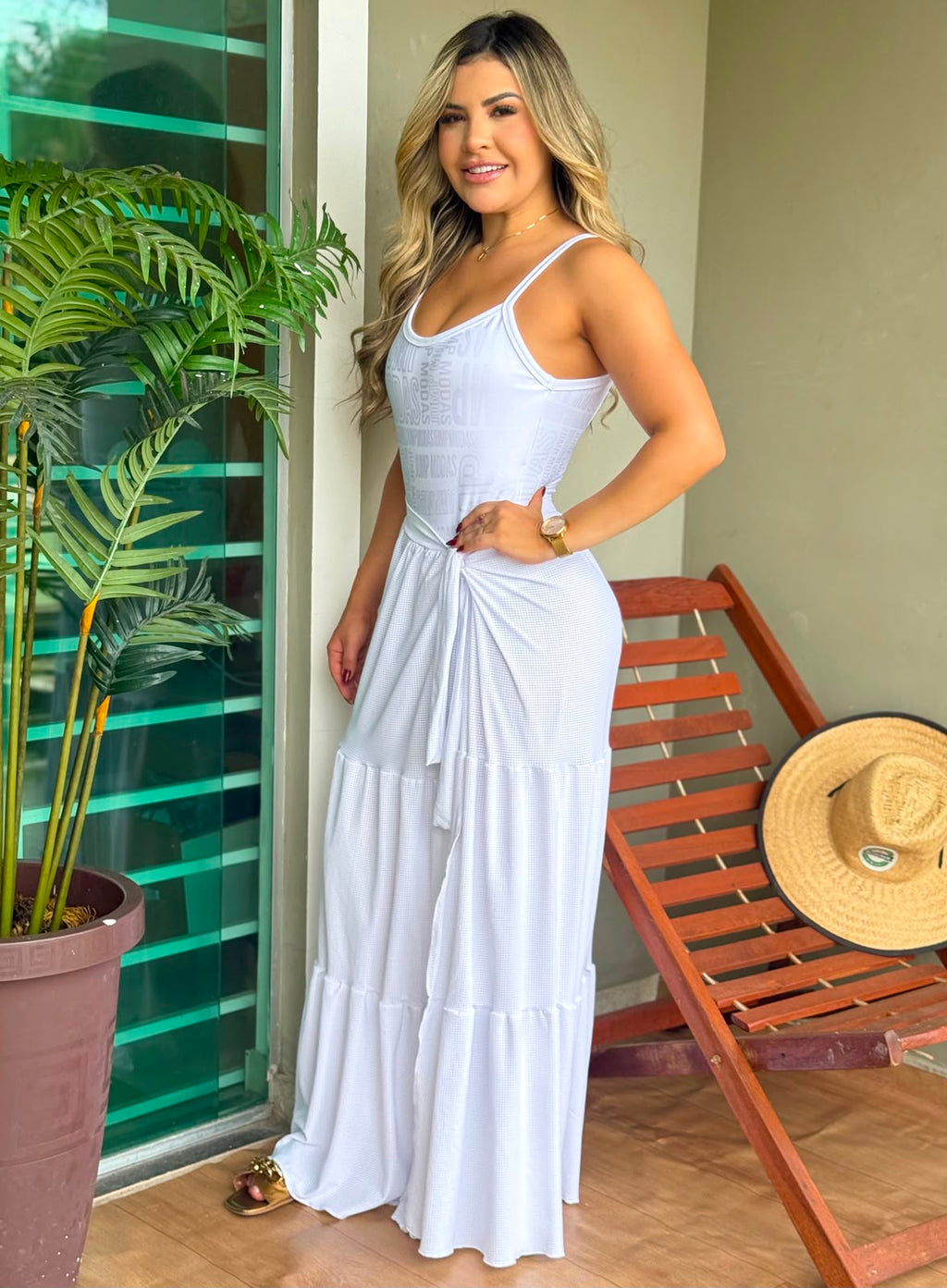 Saída de Praia Longa Branca com Amarração Jump Modas — Jump Modas, moda fitness feminina em Belém-PA