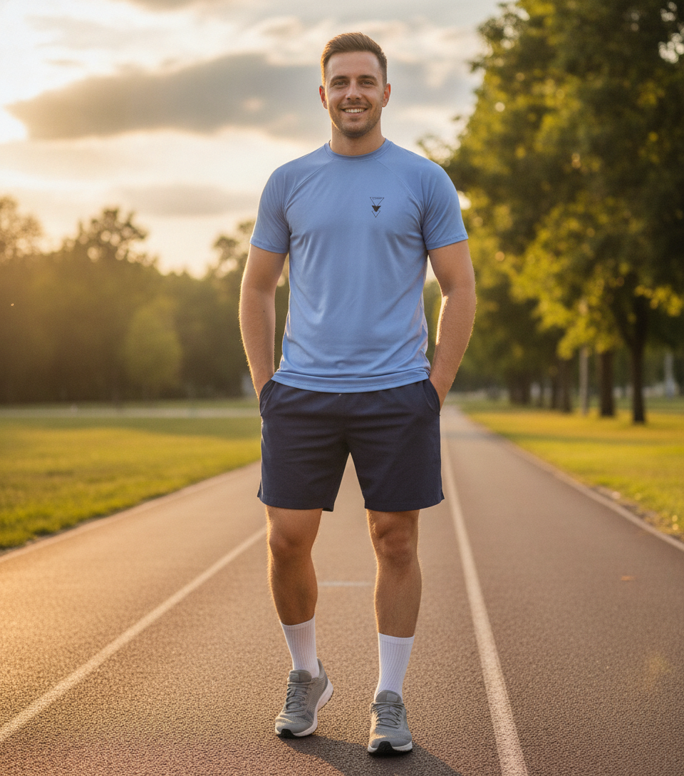 Camisa Masculina Jump Azul — Jump Modas, moda fitness feminina em Belém-PA
