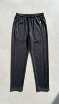 Calça Masculina Preta — Faixa Lateral em Tela