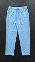 Calça Unissex Azul Claro — Faixa Lateral em Tela